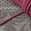Шнур плетеный эластичный, 2,2 мм, п/эфир, латекс (т.розовый)
