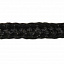 Шнур плетеный отделочный (черный)