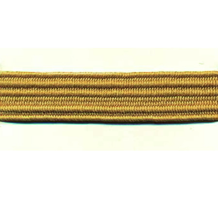 Тесьма плетеная эластичная, 10мм, п/эфир, латекс