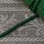 Шнур плетеный отделочный, 4мм, п/эфир (зеленый)