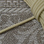 Шнур плетеный эластичный, 2,2 мм, п/эфир, латекс (св.бежевый)
