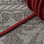 Шнур плетеный эластичный, 2,2 мм, п/эфир, латекс (красный)
