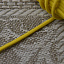 Шнур плетеный эластичный, 2,2 мм, п/эфир, латекс (желтый)